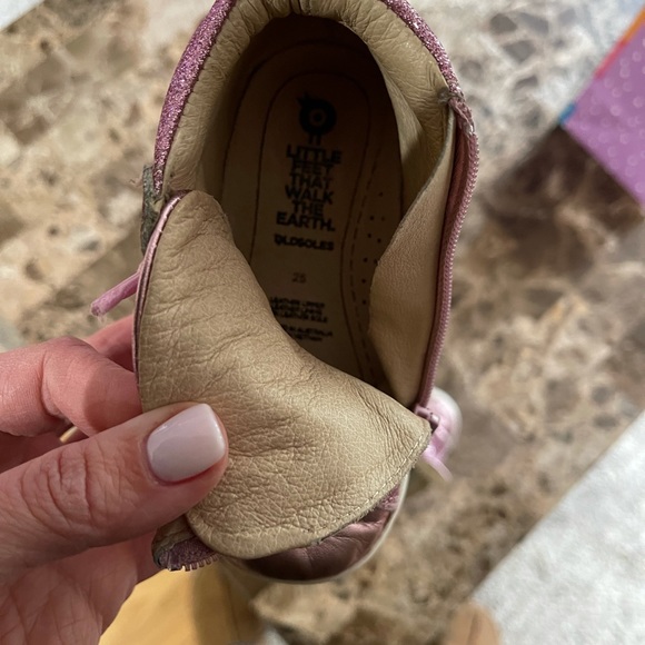 GUC Old Soles Sparkly Sneakers Sz 25 - Picture 7 of 9